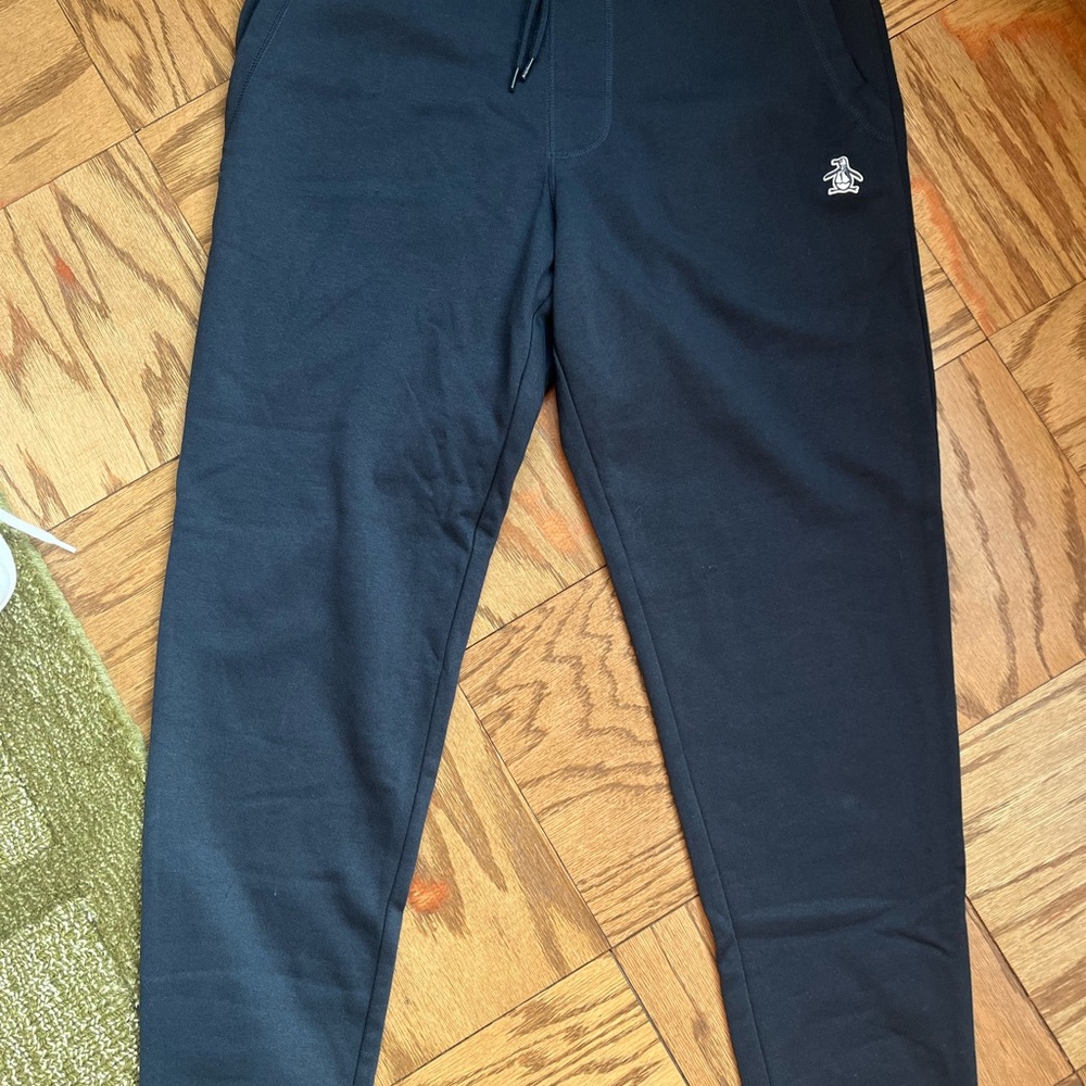 Original Penguin Men's Black Joggers